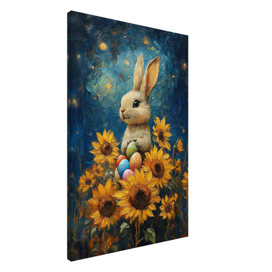 Easter artwork in Van Gogh expressive style printed on canvas