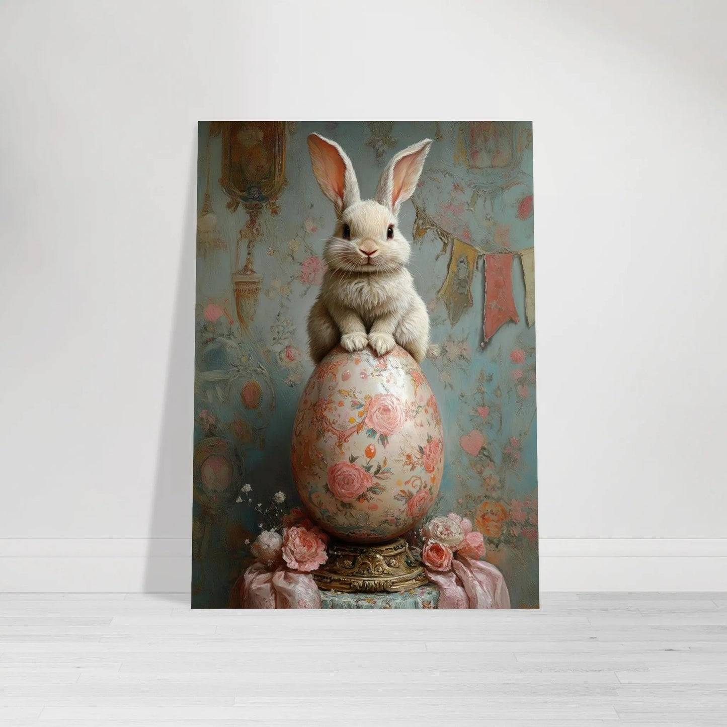 Easter artwork poster in Picasso Rose Period style printed on fine matte paper