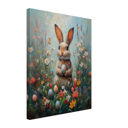 Easter artwork in Monet impressionist style printed on premium canvas