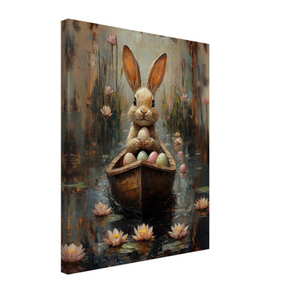 Easter artwork in Monet impressionist style printed on premium canvas