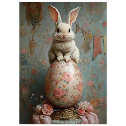Easter artwork poster in Picasso Rose Period style printed on fine matte paper