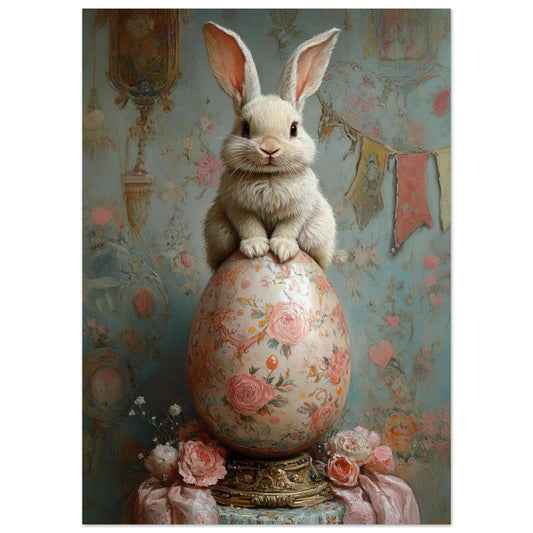 Easter artwork poster in Picasso Rose Period style printed on fine matte paper