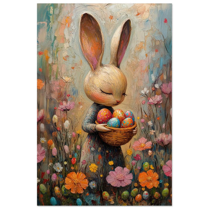 Easter poster in Picasso Rose Period style printed on matte paper