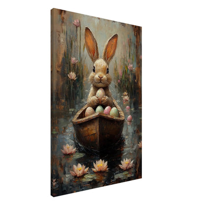 Easter artwork in Monet impressionist style printed on premium canvas